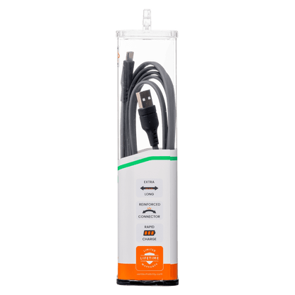 Ventev Flat USB A to USB C High Speed Tangle-Free 6 Foot Cable-- by Ventev