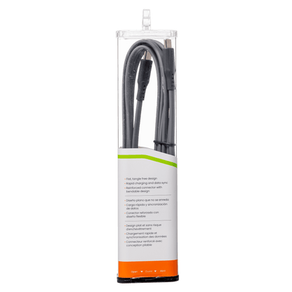 Ventev Flat USB C to USB C High Speed Tangle-Free 6 Foot Cable-- by Ventev