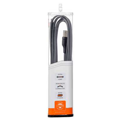 Ventev Flat USB A to Apple Lightning High Speed Tangle-Free 6 Foot Cable-- by Ventev
