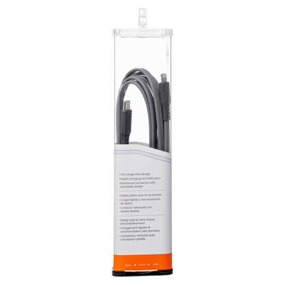 Ventev Flat USB C to Apple Lightning High Speed Tangle-Free 6 Foot Cable-- by Ventev