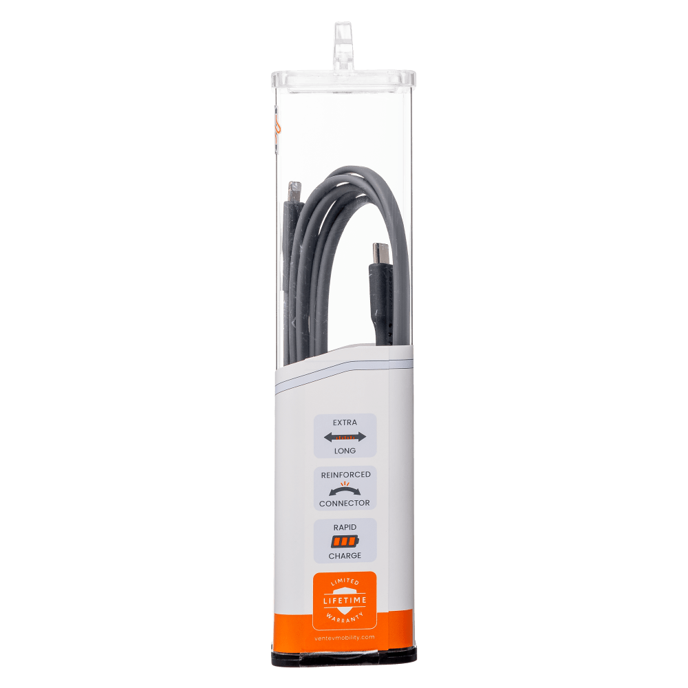 Ventev Flat USB C to Apple Lightning High Speed Tangle-Free 6 Foot Cable-- by Ventev