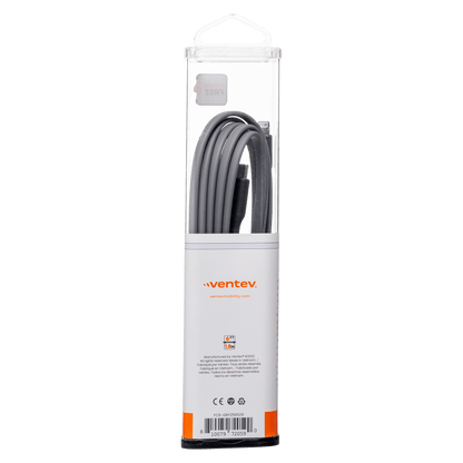Ventev Flat USB C to Apple Lightning High Speed Tangle-Free 6 Foot Cable-- by Ventev
