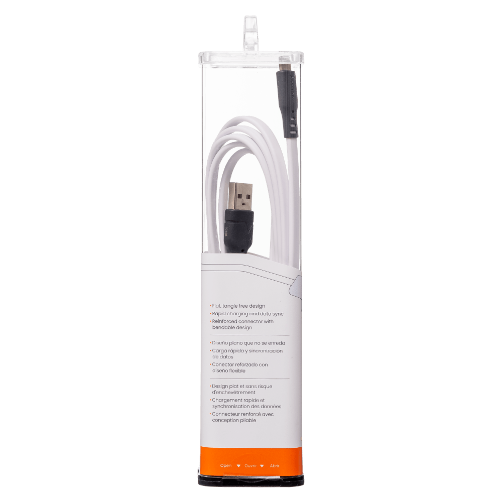 Ventev Flat USB A to Apple Lightning High Speed Tangle-Free 6 Foot Cable-- by Ventev