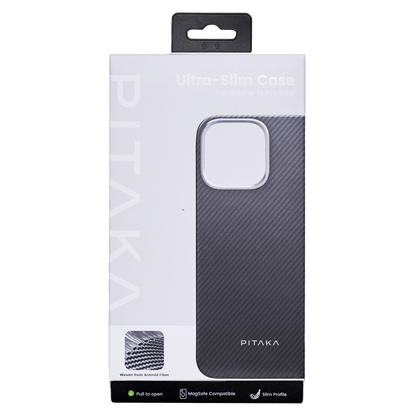 Pitaka MagEZ Case Pro 4 MagSafe Case for Apple iPhone 16 Pro Max-Black by Pitaka
