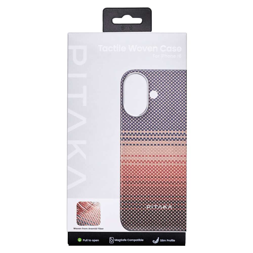 Pitaka MagEZ Case 6 MagSafe Case for Apple iPhone 16-Multi-Color by Pitaka