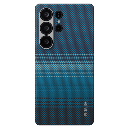 Pitaka Tactile Woven Case with Grip 3 for Samsung Galaxy S 2025 Large-Multi-Color