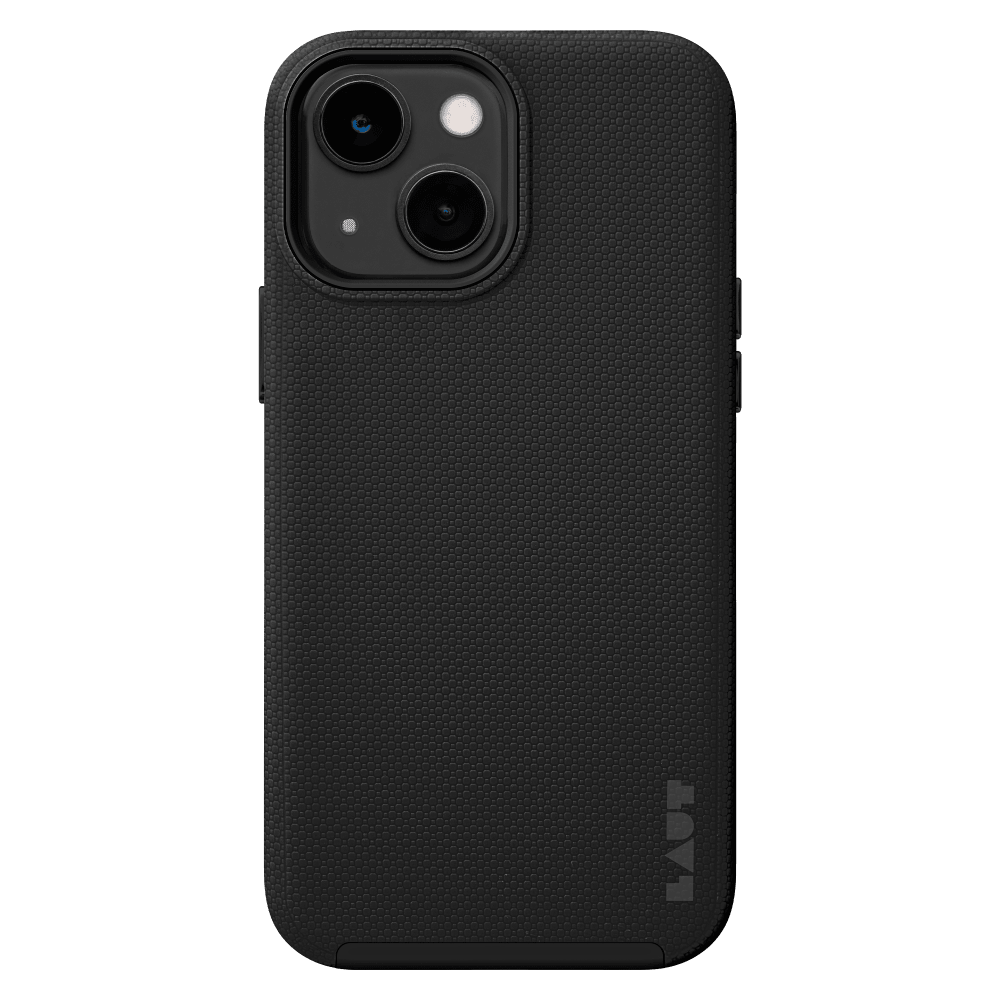 LAUT SHIELD Case for Apple iPhone 15 / iPhone 14 / iPhone 13 Black