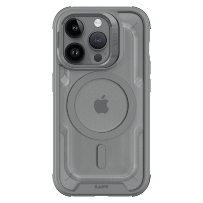 LAUT CRYSTAL MATTER MagSafe Case for Apple iPhone 15 Pro-Gray by LAUT