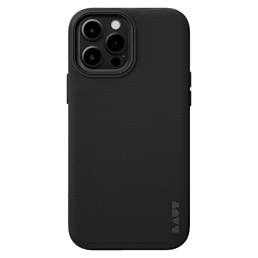 LAUT SHIELD Case for Apple iPhone 15 Pro Max-Black