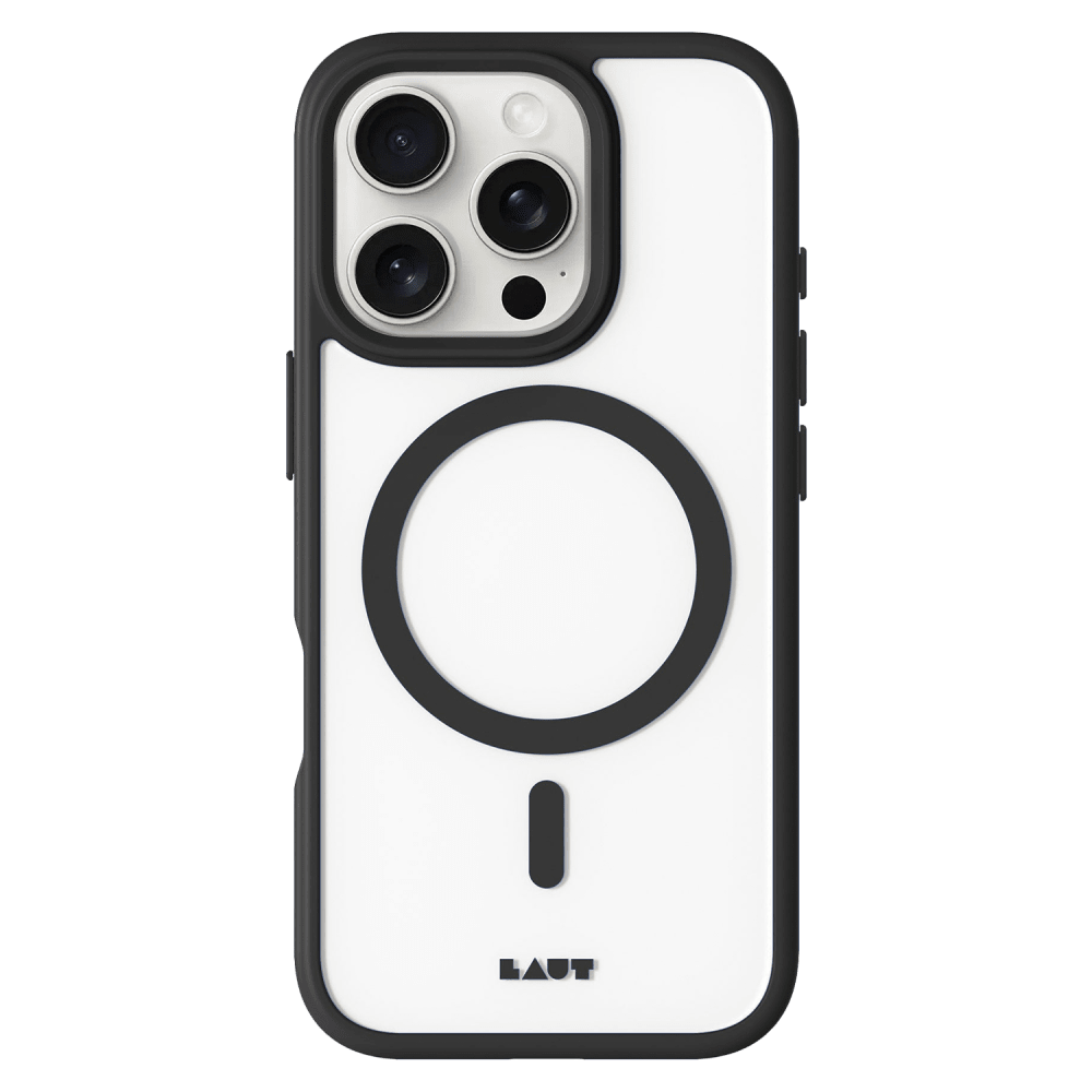 LAUT HUEX Protect MagSafe Case for Apple iPhone 16 Pro-Black