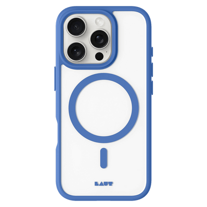 LAUT HUEX Protect MagSafe Case for Apple iPhone 16 Pro-Blue
