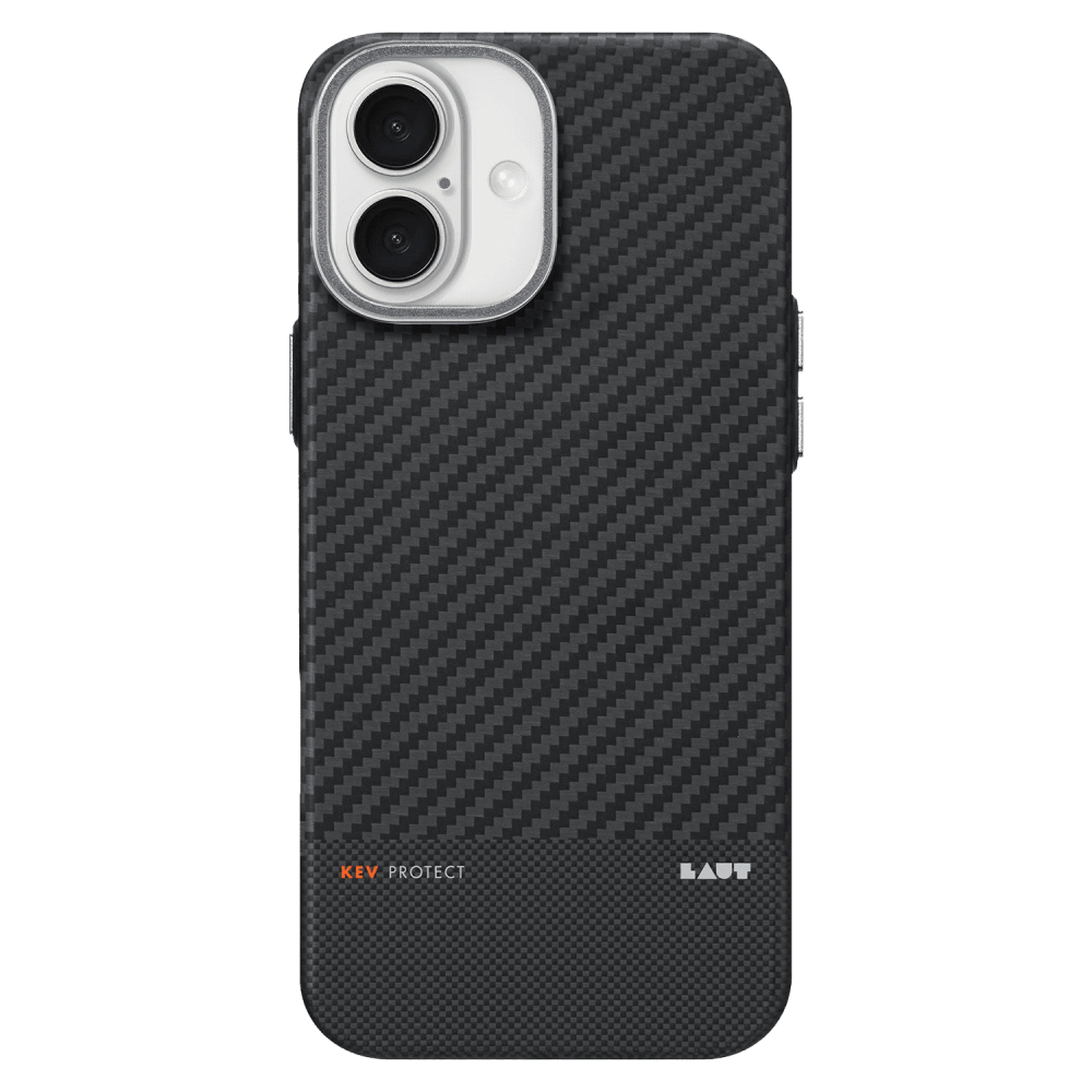 LAUT KEV Protect MagSafe Case for Apple iPhone 16 Plus-Black by LAUT