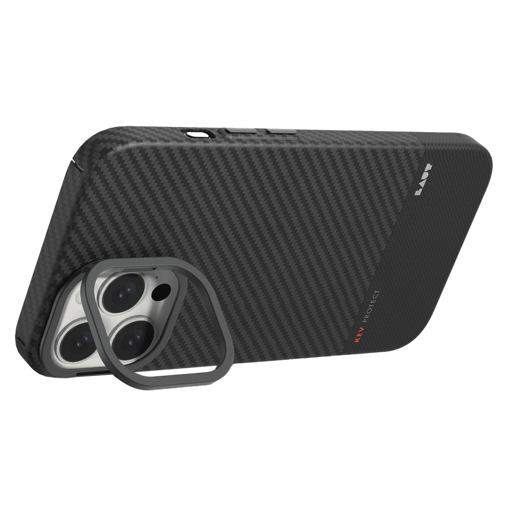 LAUT KEV Protect MagSafe Case for Apple iPhone 16 Pro Max-Black by LAUT