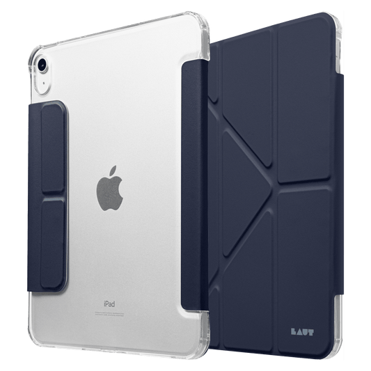 LAUT HUEX Folio Case for Apple iPad 10.9 (2022)-Blue by LAUT