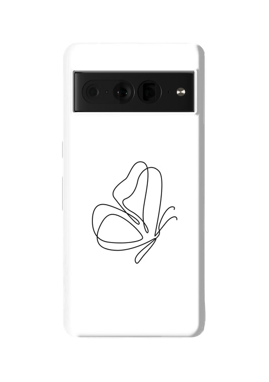 Free to Fly – Line Art Pixel Case