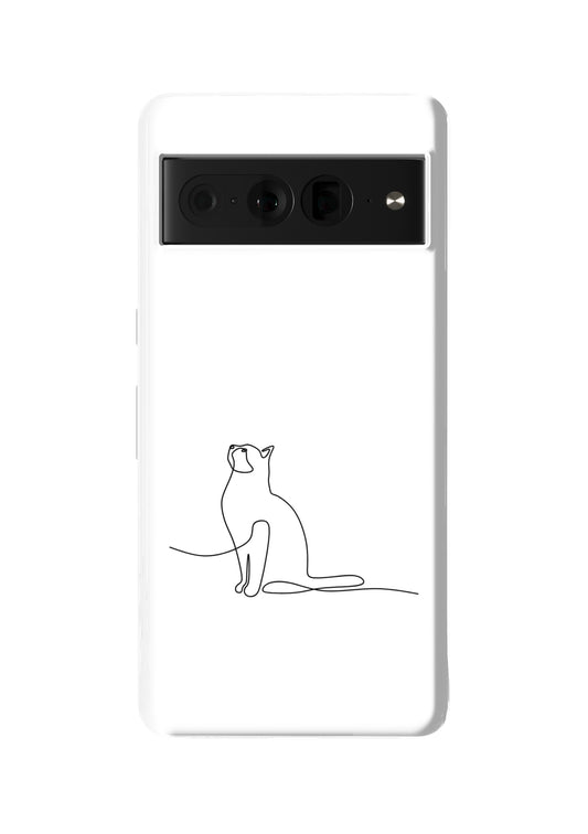 Playful Spirit – Line Art Pixel Case