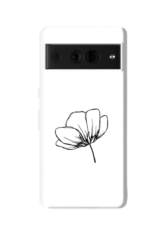 Soft Strength – Line Art Pixel Case