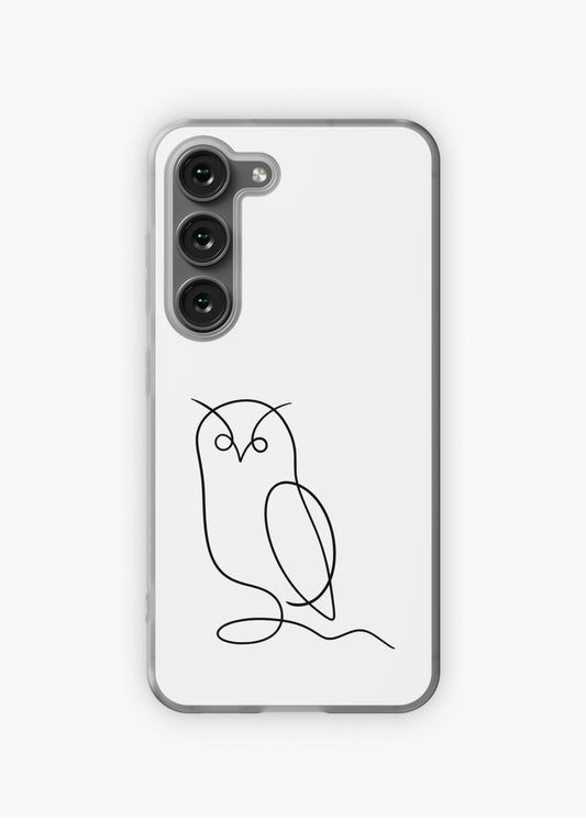Quiet Wisdom – Line Art Samsung Case