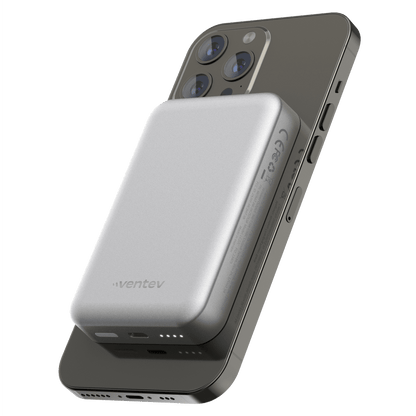 Ventev 5k mAh Portable Magnetic Battery-Gray by Ventev