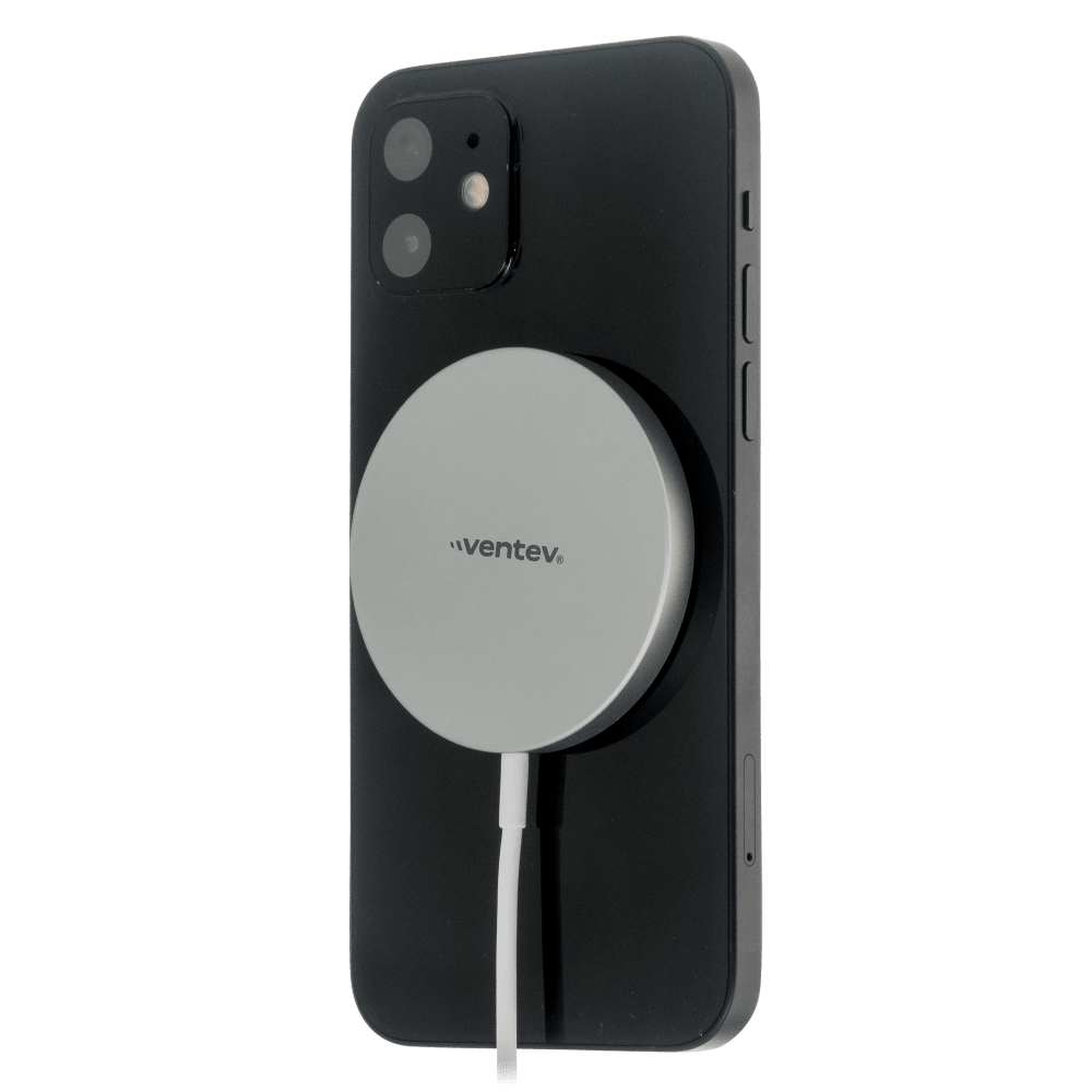 Ventev 15W ULTRAFAST Qi2 Wireless Magnetic Charger-Silver by Ventev