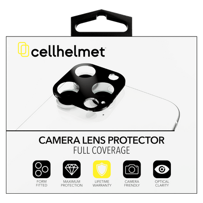 Cellhelmet Tempered Glass Camera Screen Protector (One Piece) for Apple iPhone 16 Pro / iPhone 16 Pro Max-Clear by Cellhelmet