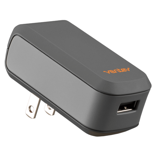 Ventev 12W wallport r1240 Wall Charger and USB A to Apple Lightning Cable 3.3ft-Gray by Ventev