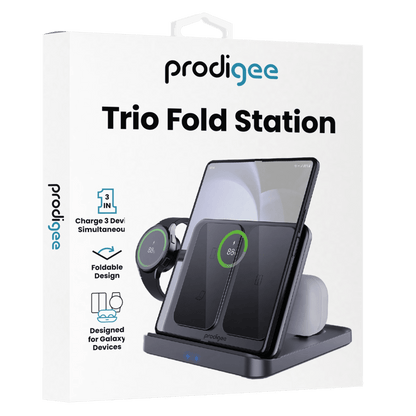prodigee Trio Fold Station 3 in 1 Charger for Samsung Devices by prodigee