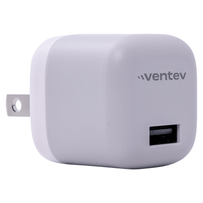 Ventev 12W USB A Universal Mini Wall Charger and USB A to Apple Lightning Cable-Gray by Ventev