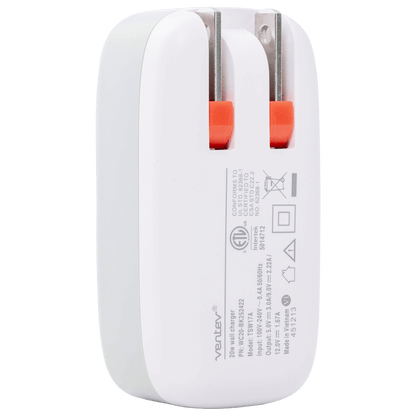 Ventev 20W ULTRAFAST USB C Universal Wall Charger-- by Ventev