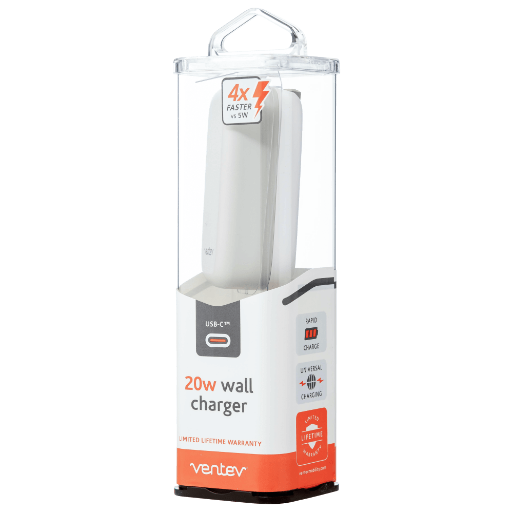 Ventev 20W ULTRAFAST USB C Universal Wall Charger-- by Ventev