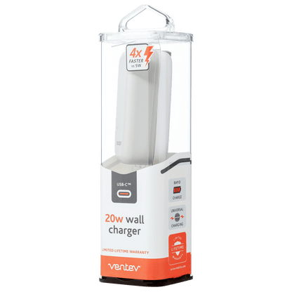 Ventev 20W ULTRAFAST USB C Universal Wall Charger-- by Ventev