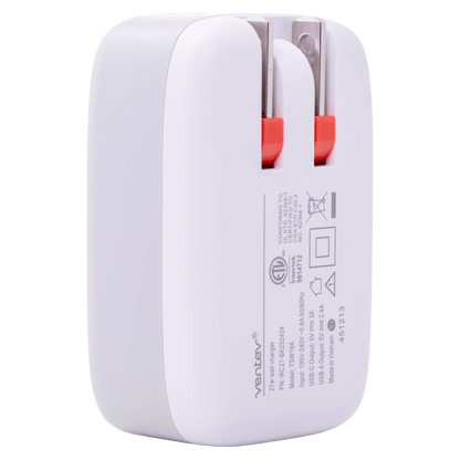 Ventev 27W ULTRAFAST USB C and USB A Dual Universal Wall Charger-- by Ventev