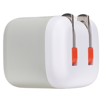 Ventev 30W ULTRAFAST USB C Mini GaN Wall Charger and USB C to USB C Cable-White by Ventev
