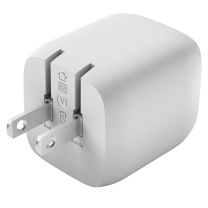 Belkin Dual Port USB C PD Wall Charger with PPS 45W by Belkin