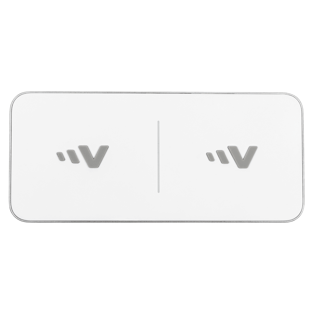 Ventev 15W ULTRAFAST Wireless Dual Chargepad-White