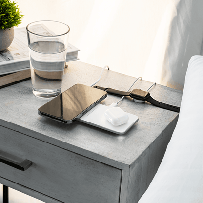 Ventev 15W ULTRAFAST Wireless Dual Chargepad-White by Ventev