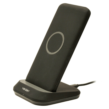 Ventev 10W ULTRAFAST 2 in 1 Charge Stand and 10k mAh Portable Battery-Black