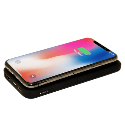 Ventev 10W ULTRAFAST 2 in 1 Charge Stand and 10k mAh Portable Battery-Black by Ventev