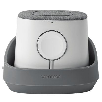 Ventev 10W Wireless Watchdock Duo Charging Pad and Apple Watch Charger-Gray by Ventev